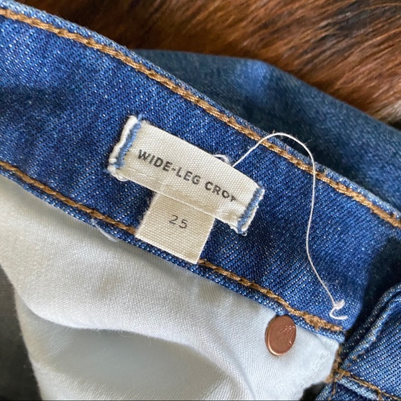 Madewell Wide-Leg Crop High Waist Jeans G7204 - Picture 6 of 8